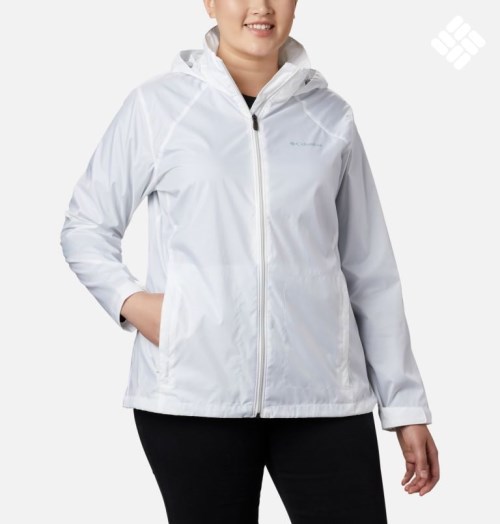 Columbia Switchback III Jakke Dame Hvite | Plus Size 90684D